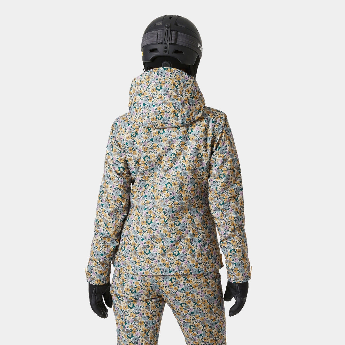W ST MORITZ INS 20 JKT, SAND FLORAL, L