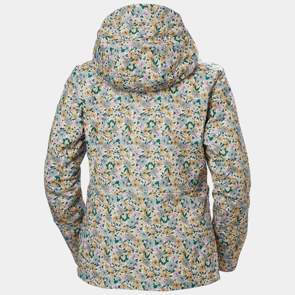 W ST MORITZ INS 20 JKT, SAND FLORAL, L