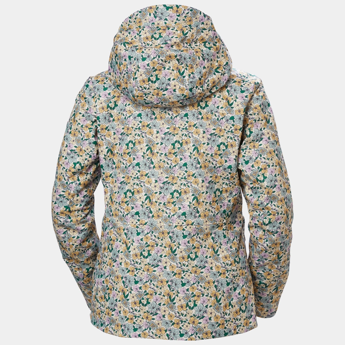 W ST MORITZ INS 20 JKT, SAND FLORAL, L