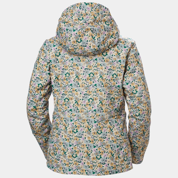 W ST MORITZ INS 20 JKT, SAND FLORAL, L