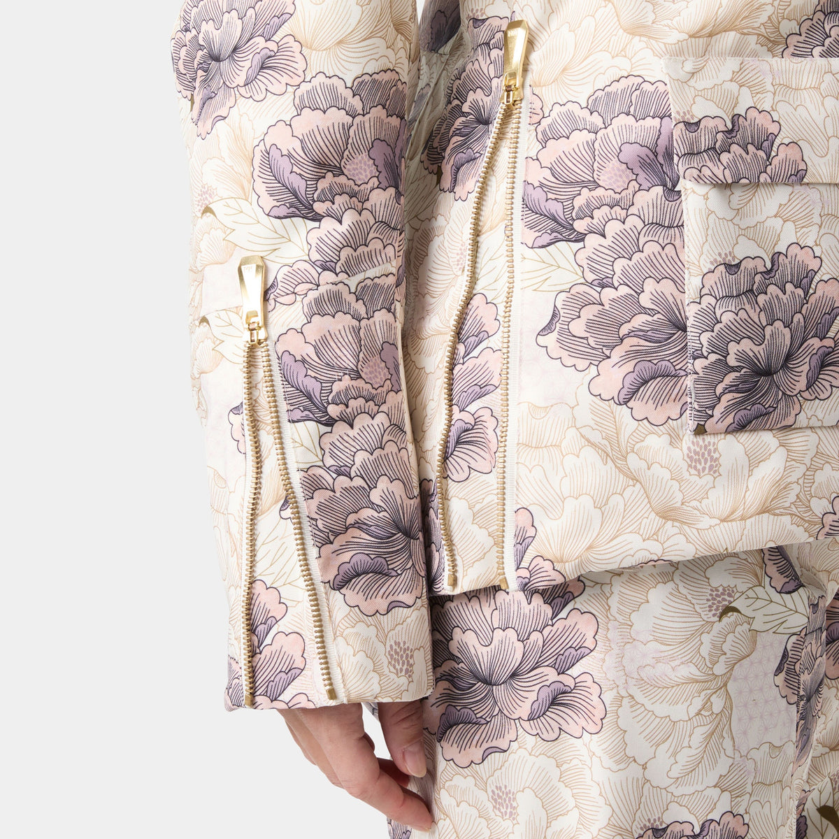 W ST MORITZ INS 20 JKT, PURPLE CLAY, L