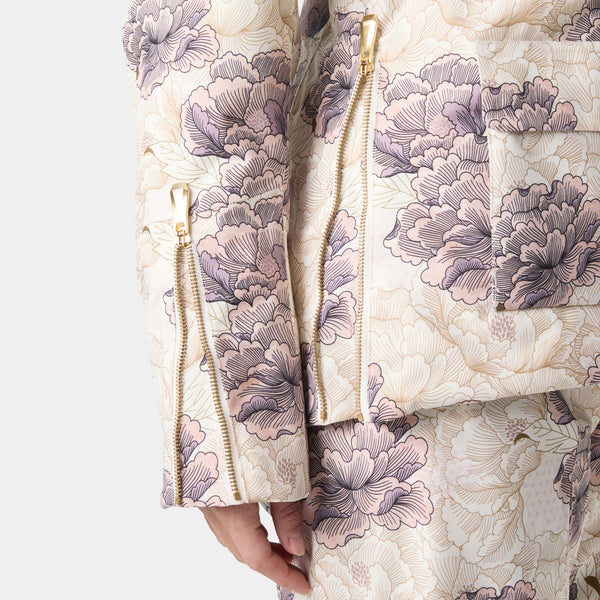 W ST MORITZ INS 20 JKT, PURPLE CLAY, L