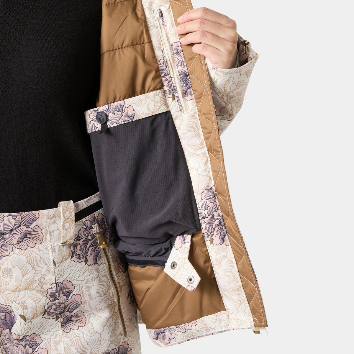 W ST MORITZ INS 20 JKT, PURPLE CLAY, L