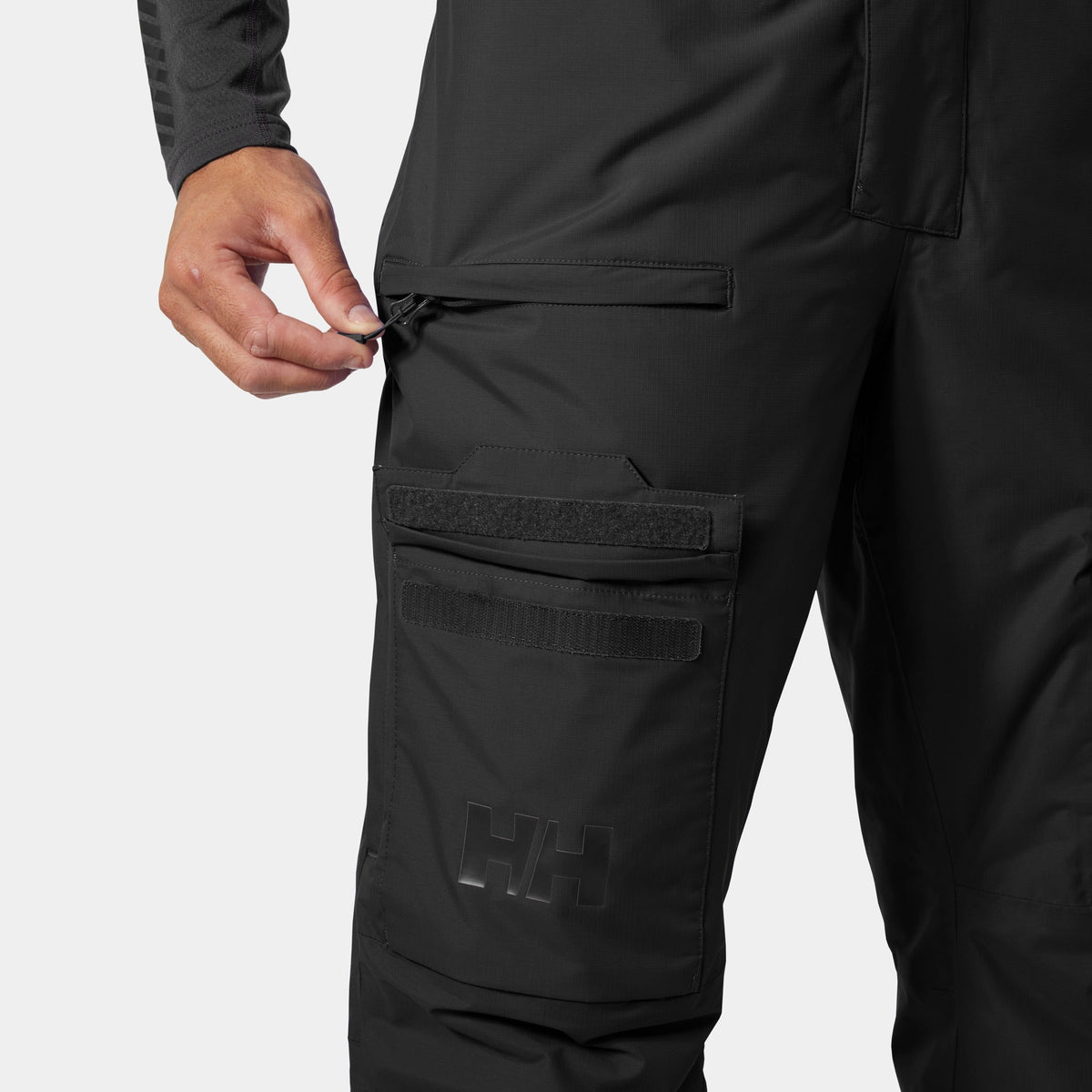 SOGN BIB CARGO PANT, BLACK, XXL
