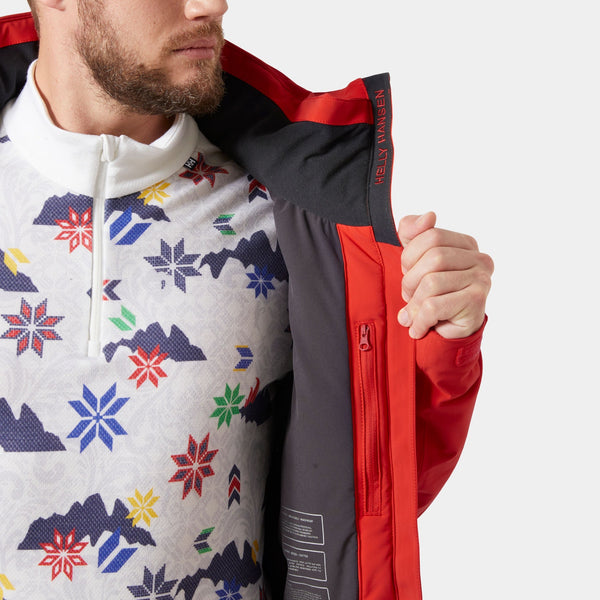 KVITFJELL RACE INS JACKET, RED, XL