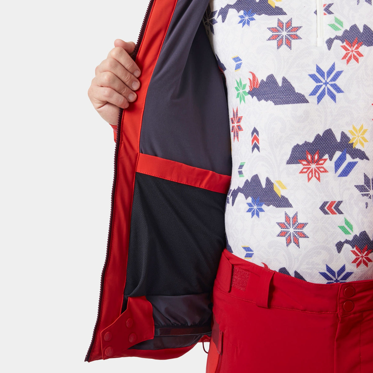 KVITFJELL RACE INS JACKET, RED, XL
