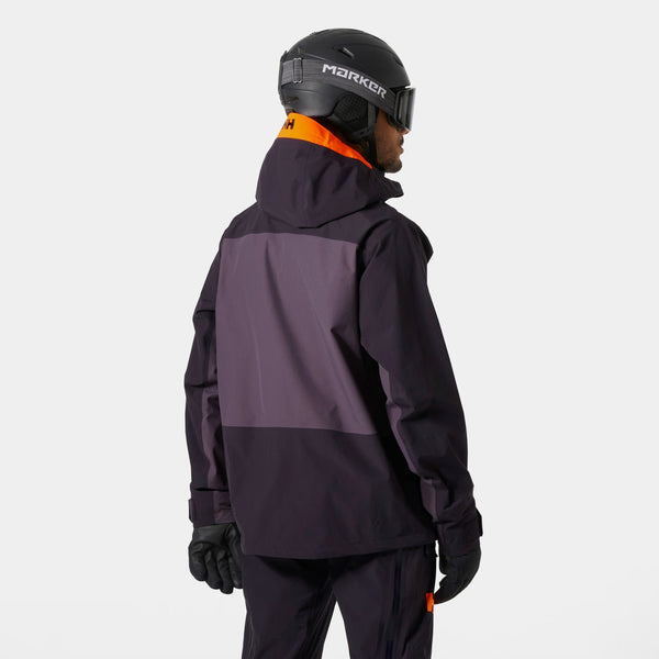 SOGN TINDEN SHELL JACKET, BLACK GRAPE, XL