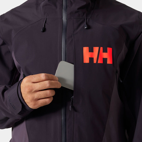 SOGN TINDEN SHELL JACKET, BLACK GRAPE, XL