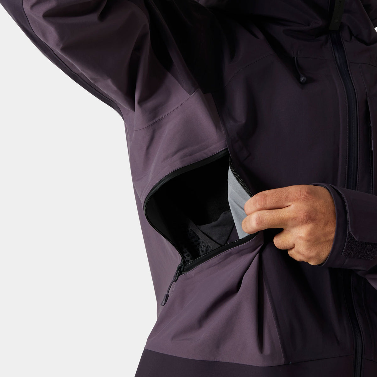 SOGN TINDEN SHELL JACKET, BLACK GRAPE, XL