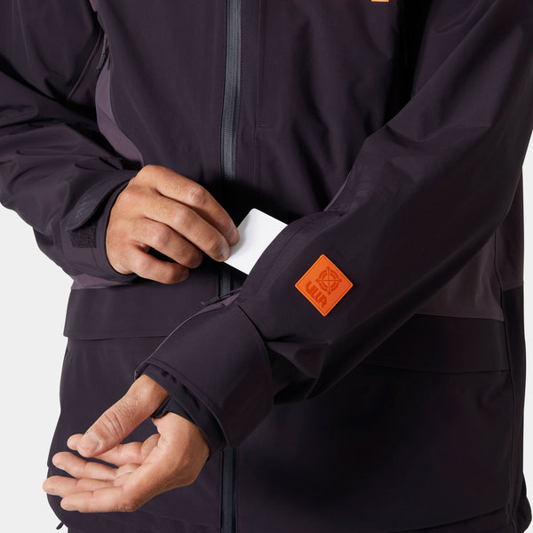 SOGN TINDEN SHELL JACKET, BLACK GRAPE, XL