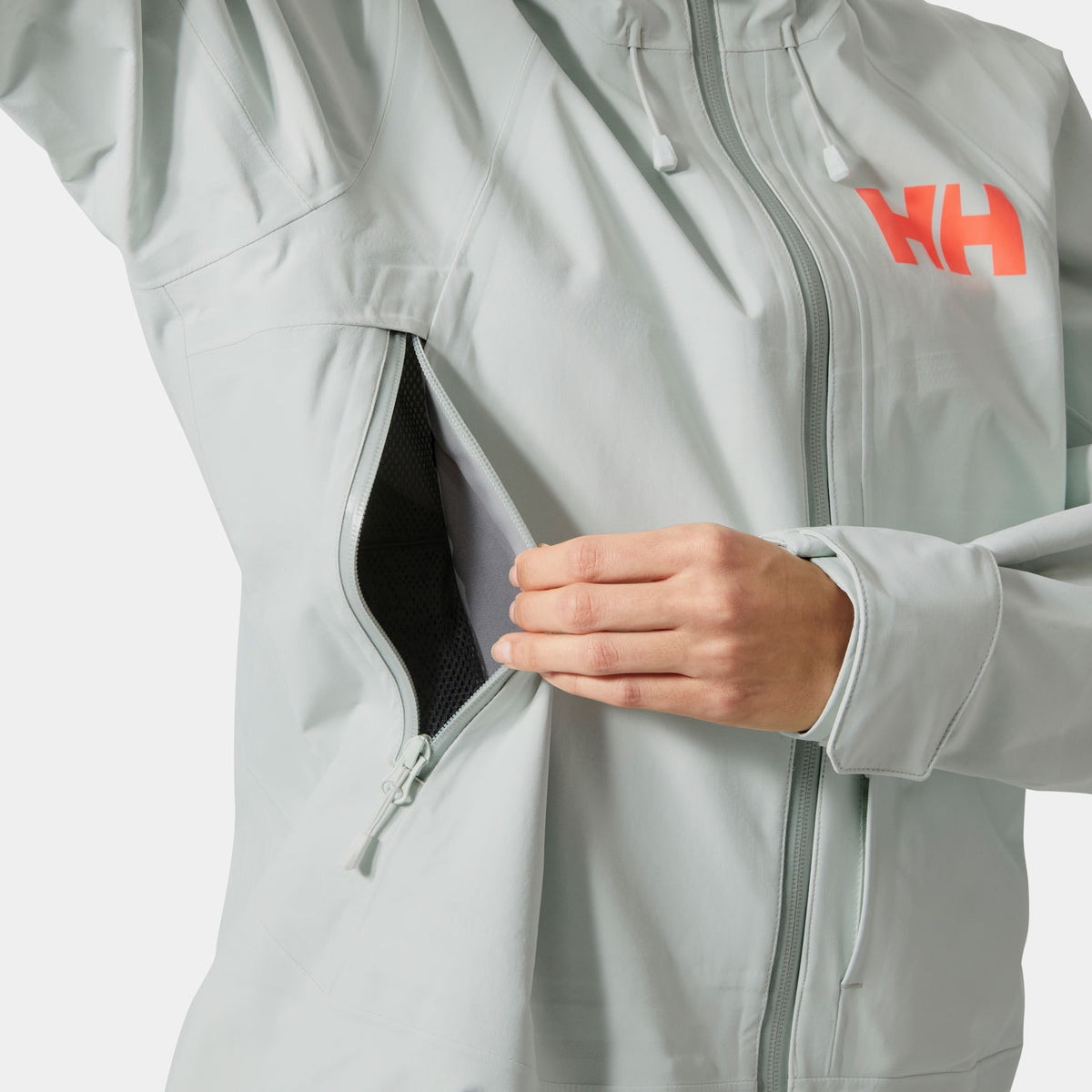W SOGN SHELL JACKET, SEAFOAM, XL