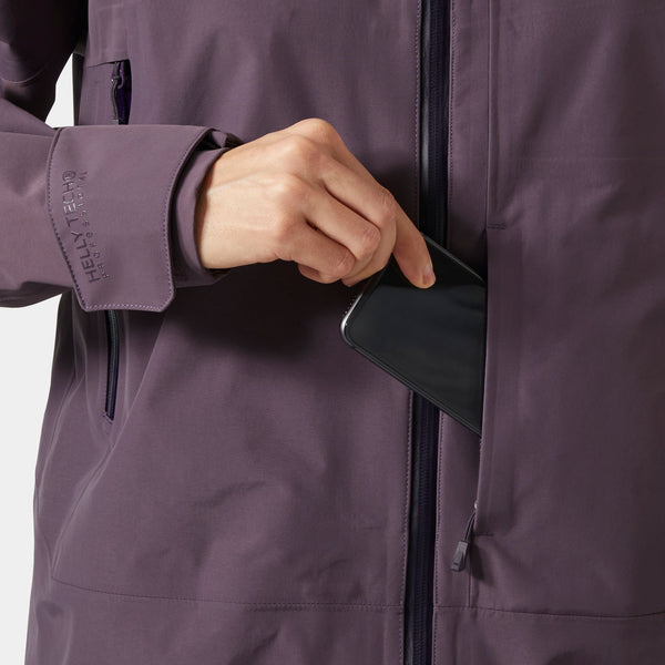 W SOGN SHELL JACKET, SMOKED PURP, XL
