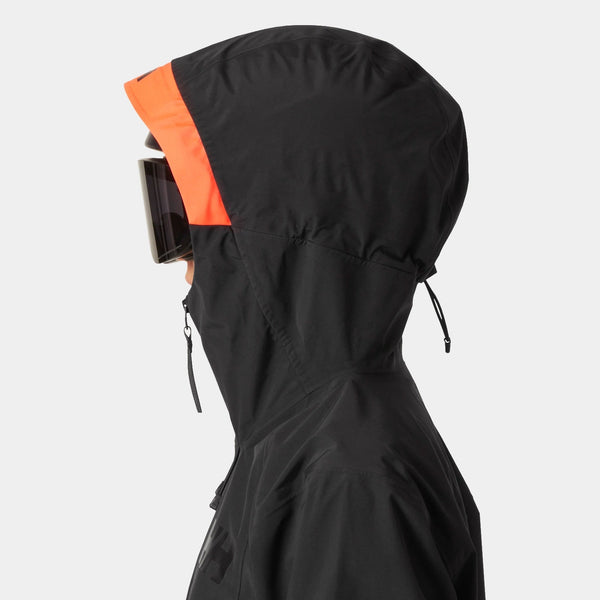 W SOGN SHELL JACKET, BLACK, L