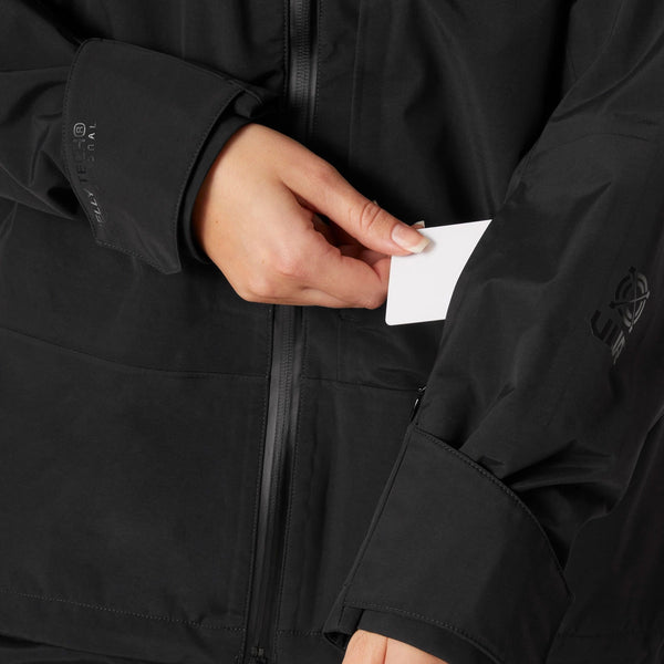 W SOGN SHELL JACKET, BLACK, L