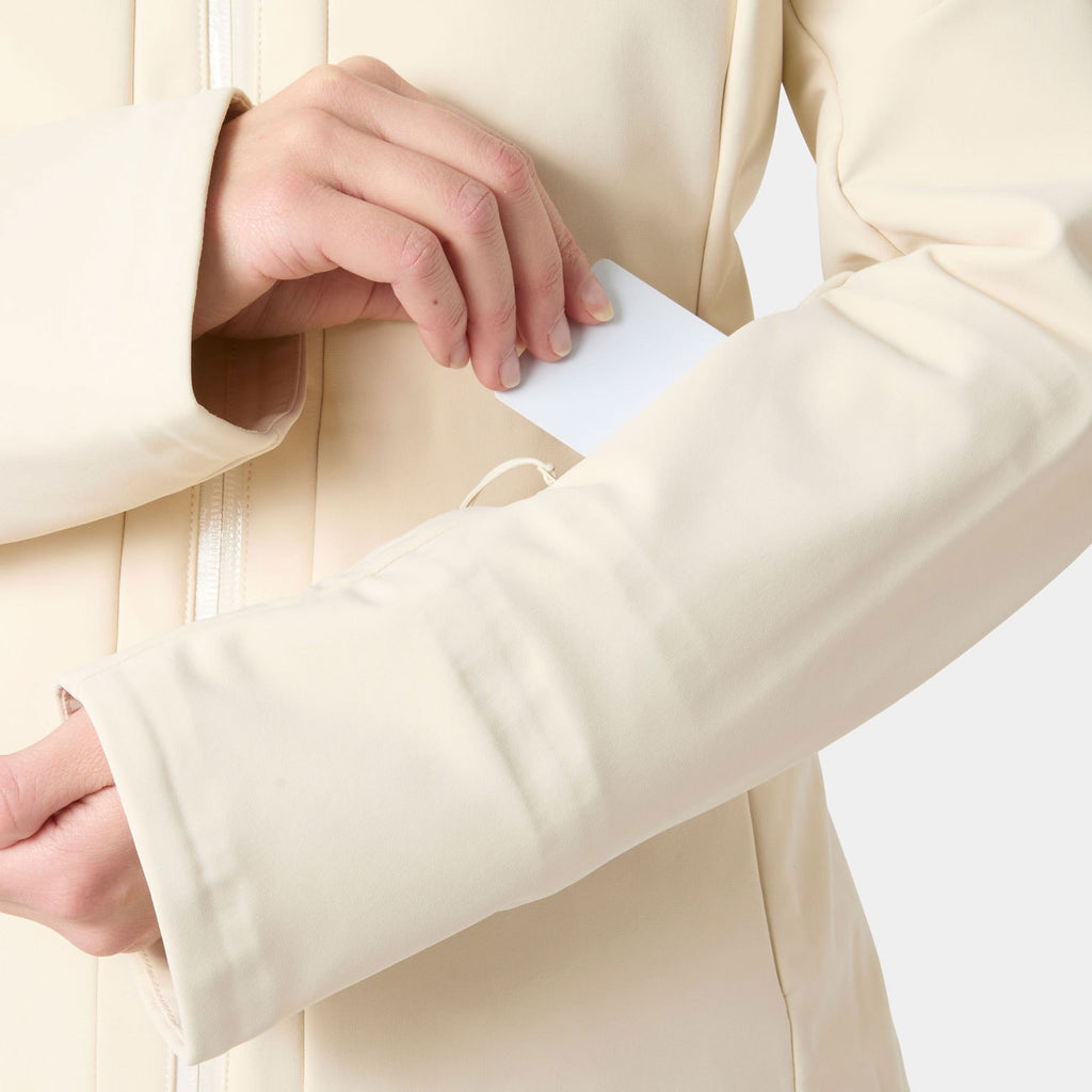 W AVANTI 3IN1 SOFTSHELL JKT, CREAM, L