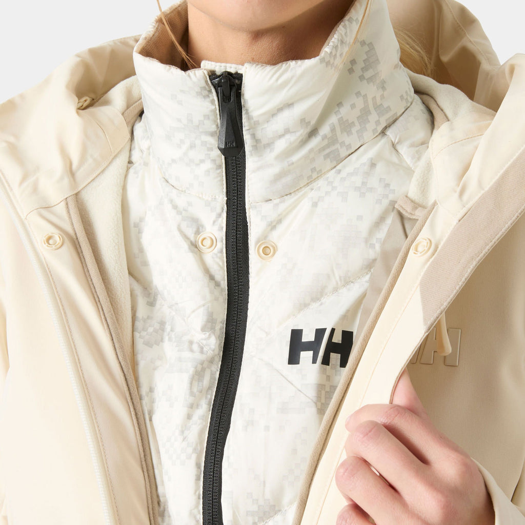 W AVANTI 3IN1 SOFTSHELL JKT, CREAM, L