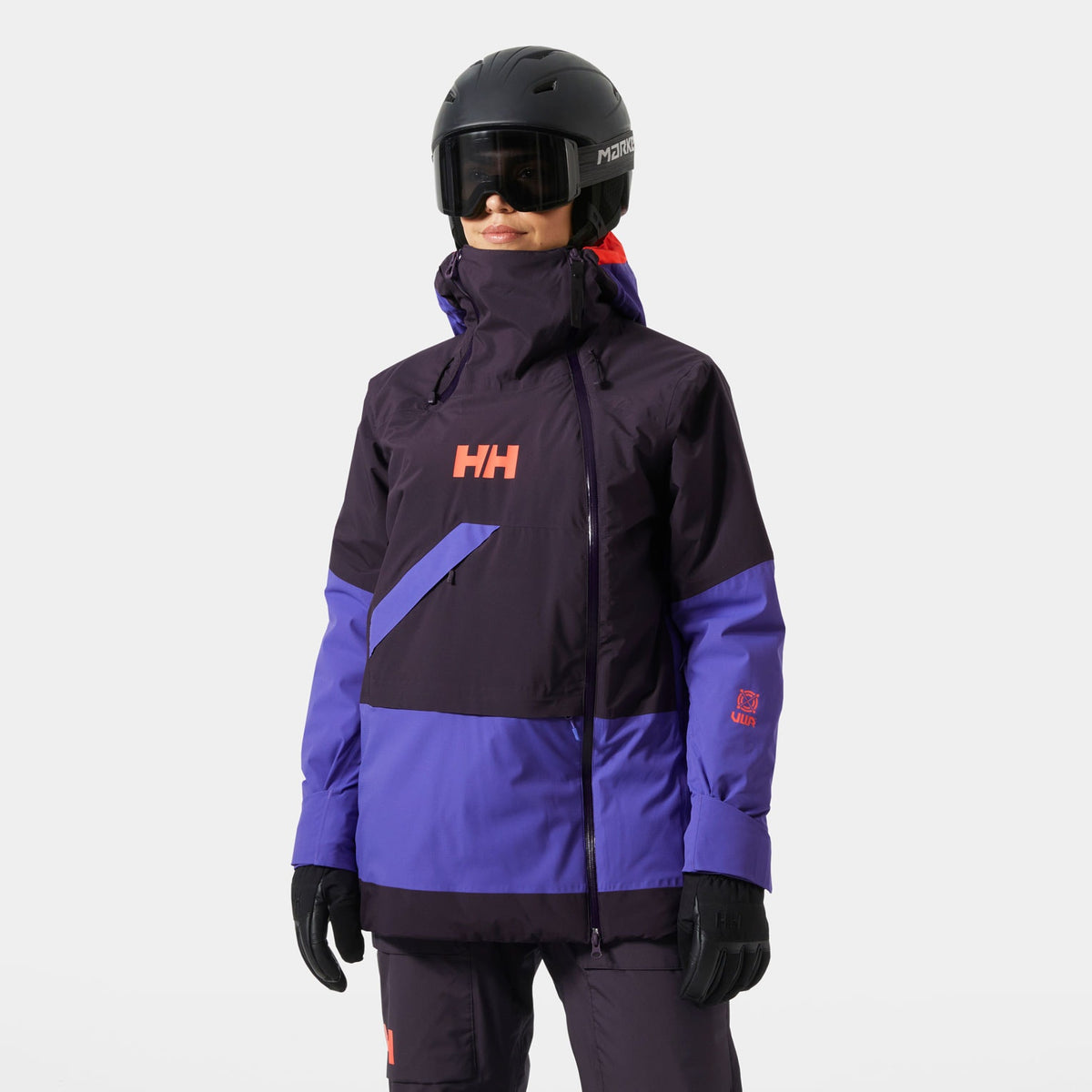 W POWCHASER ASYM JACKET, BLACK GRAPE, L Main image