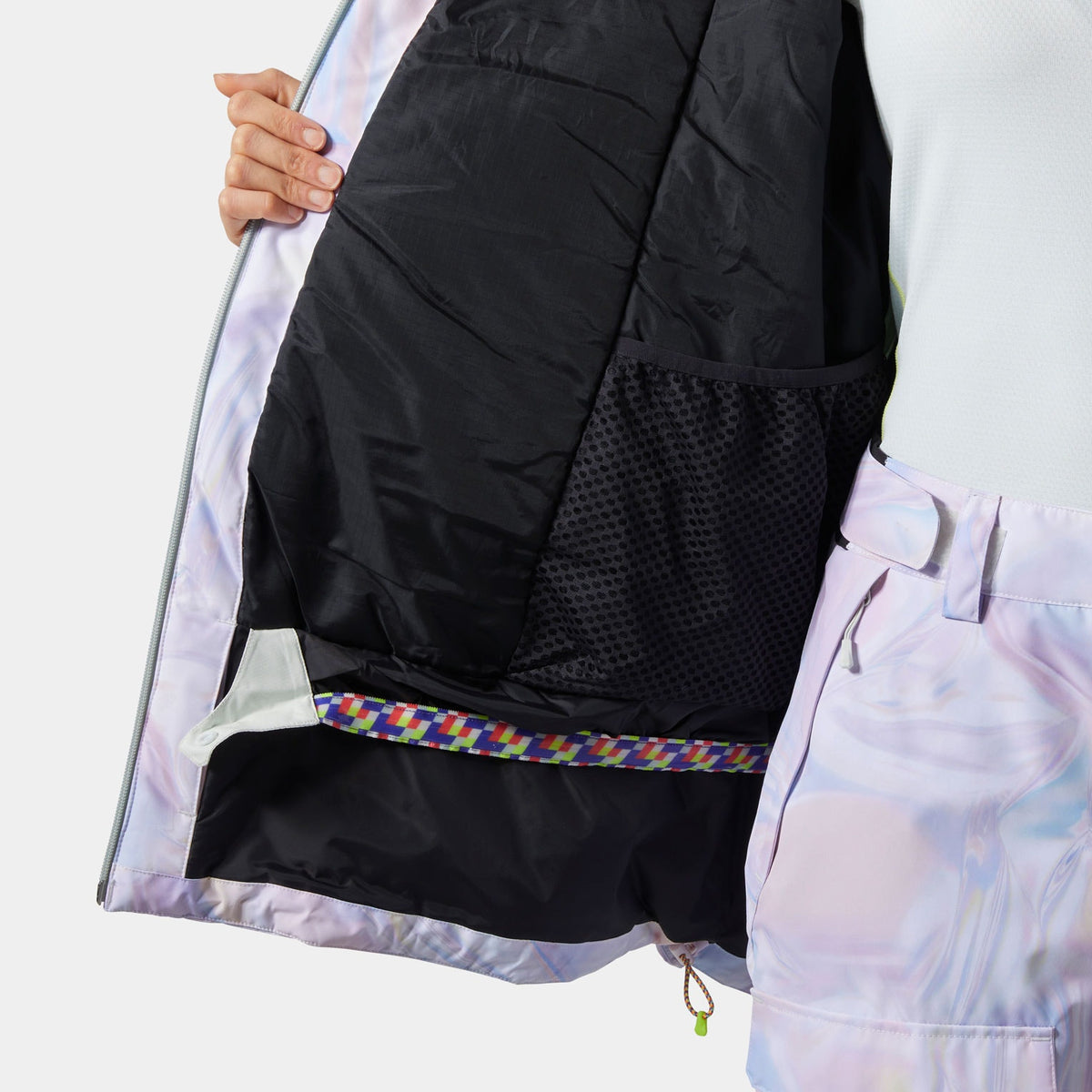 W POWCHASER ASYM JACKET, REFLECTIONS, L