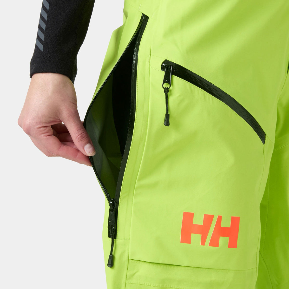 W SOGN SHELL PANT, LUMINOUS GR, L