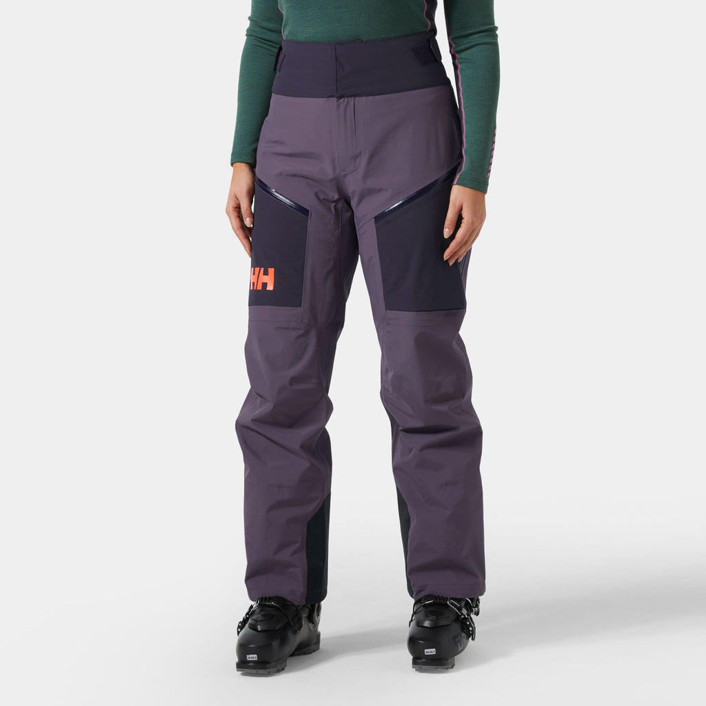 W SOGN SHELL PANT, SMOKED PURP, L