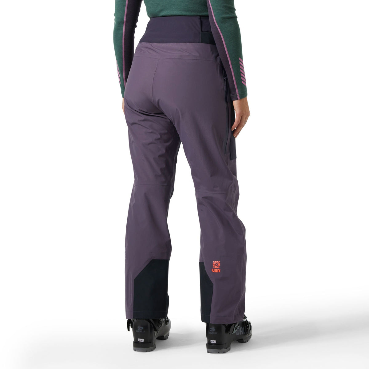 W SOGN SHELL PANT, SMOKED PURP, L
