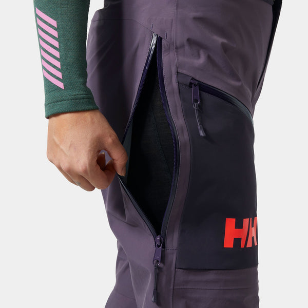 W SOGN SHELL PANT, SMOKED PURP, L