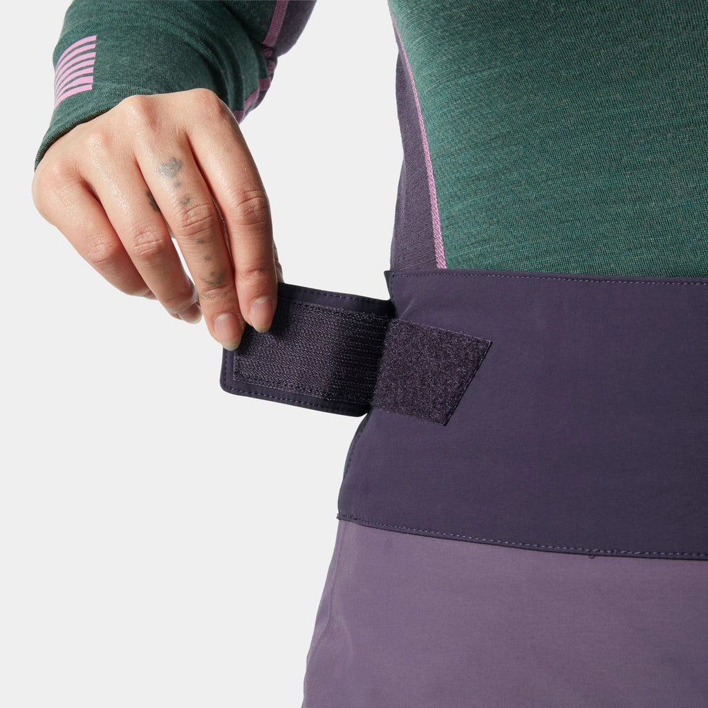 W SOGN SHELL PANT, SMOKED PURP, L