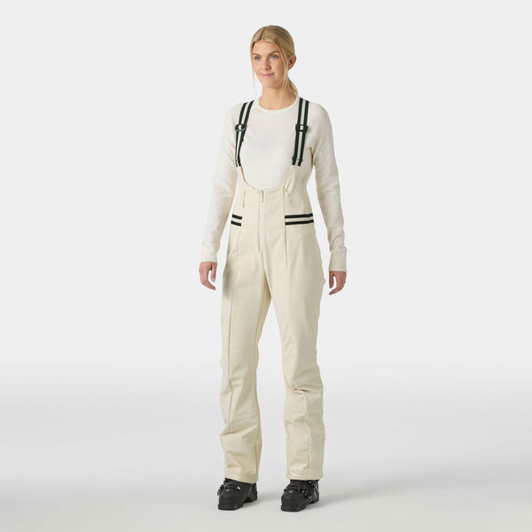 W AVANTI SOFTSHELL BIB PANT, CREAM, L