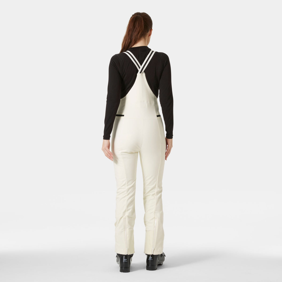 W AVANTI SOFTSHELL BIB PANT, SNOW, L