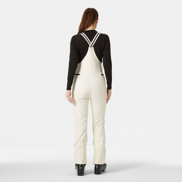 W AVANTI SOFTSHELL BIB PANT, SNOW, L