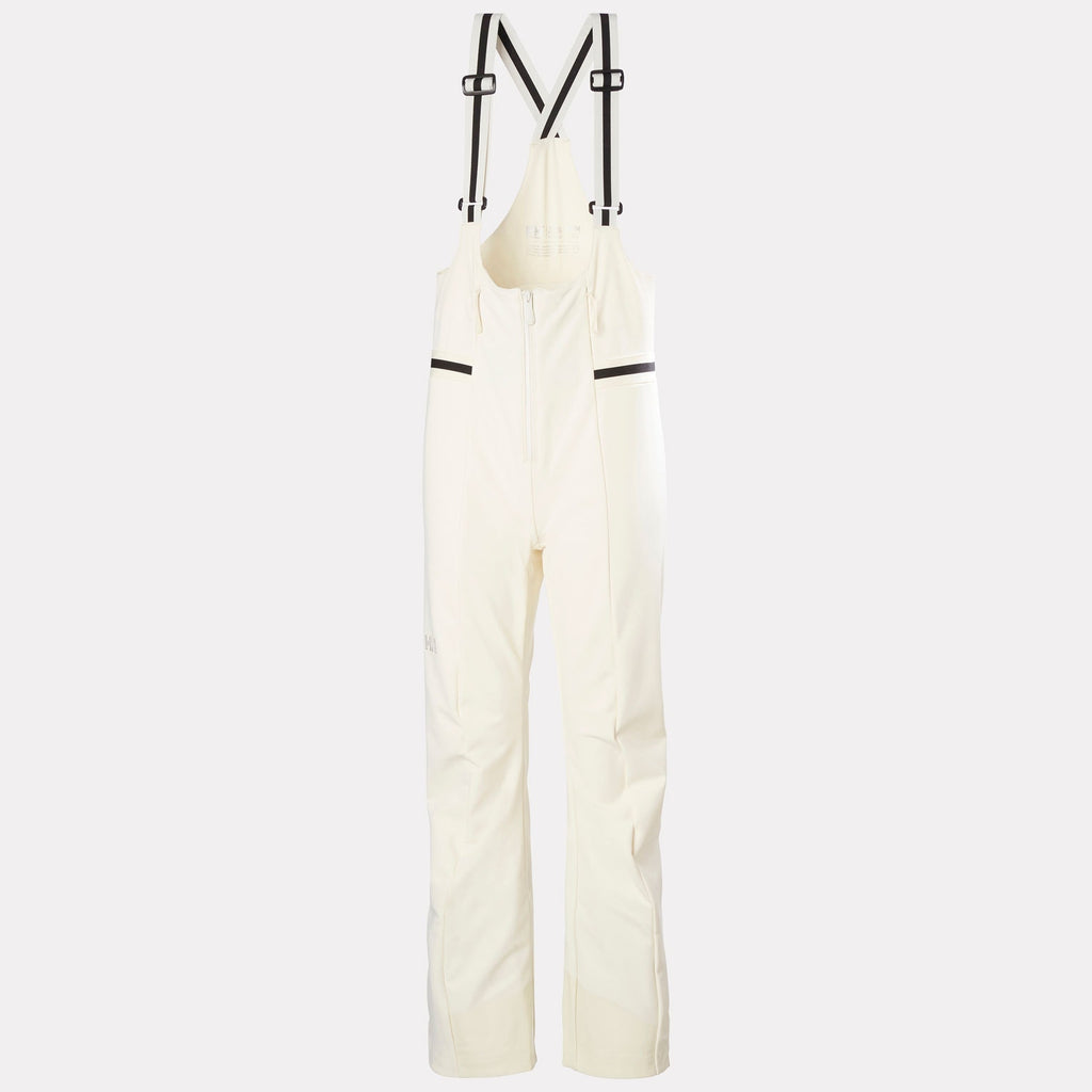 W AVANTI SOFTSHELL BIB PANT, SNOW, L