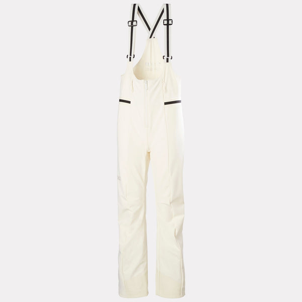 W AVANTI SOFTSHELL BIB PANT, SNOW, L