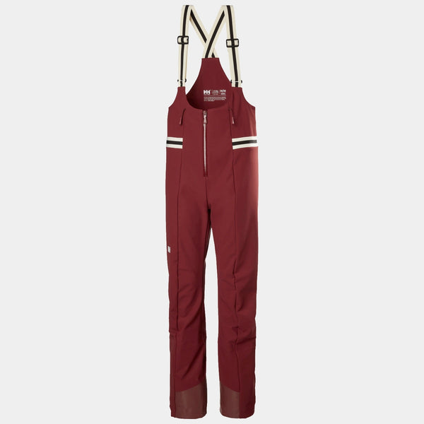 W AVANTI SOFTSHELL BIB PANT, MARS RED, L