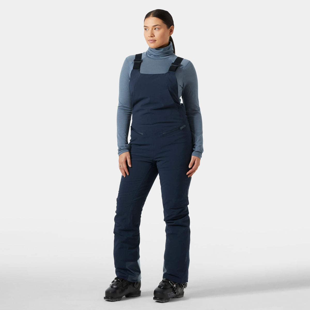 W ALPHELIA BIB PANT, NAVY, L