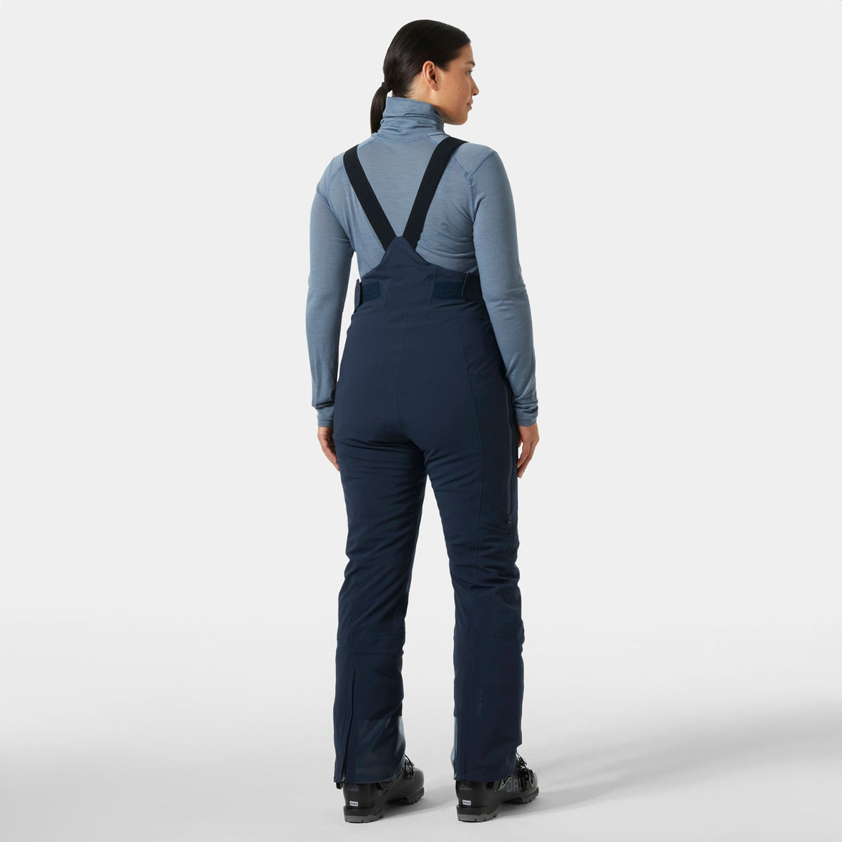 W ALPHELIA BIB PANT, NAVY, L