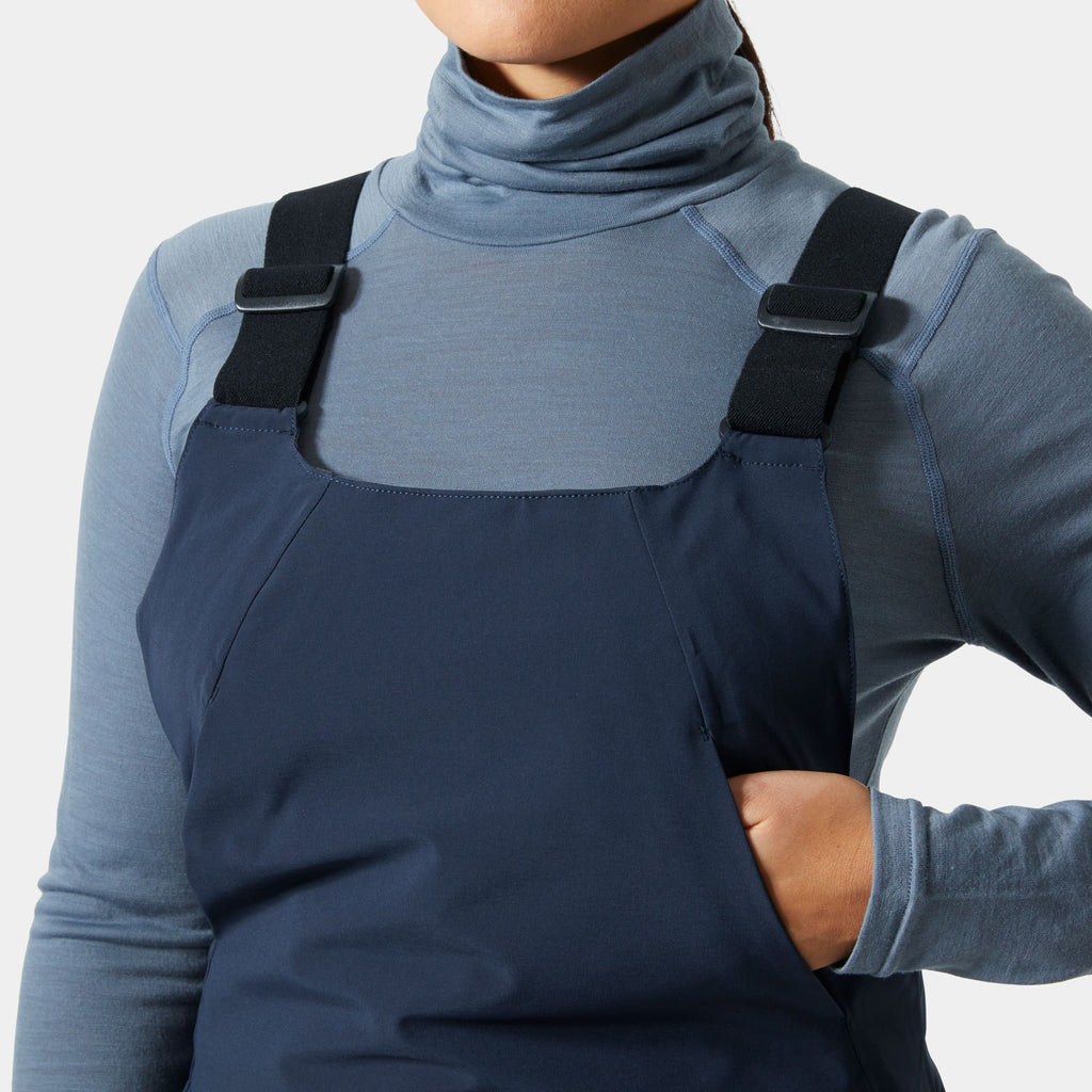 W ALPHELIA BIB PANT, NAVY, L