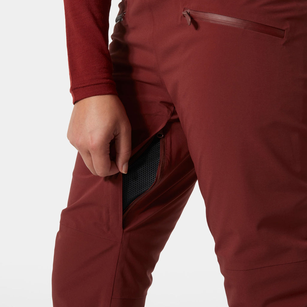 W ALPHELIA HI WAIST INS PANT, MARS RED, L