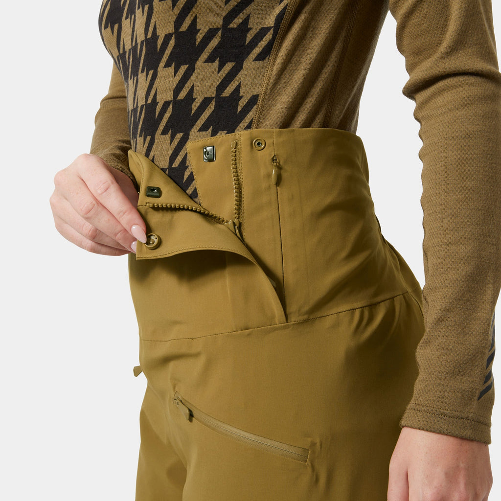 W ALPHELIA HI WAIST INS PANT, SEPIA, L