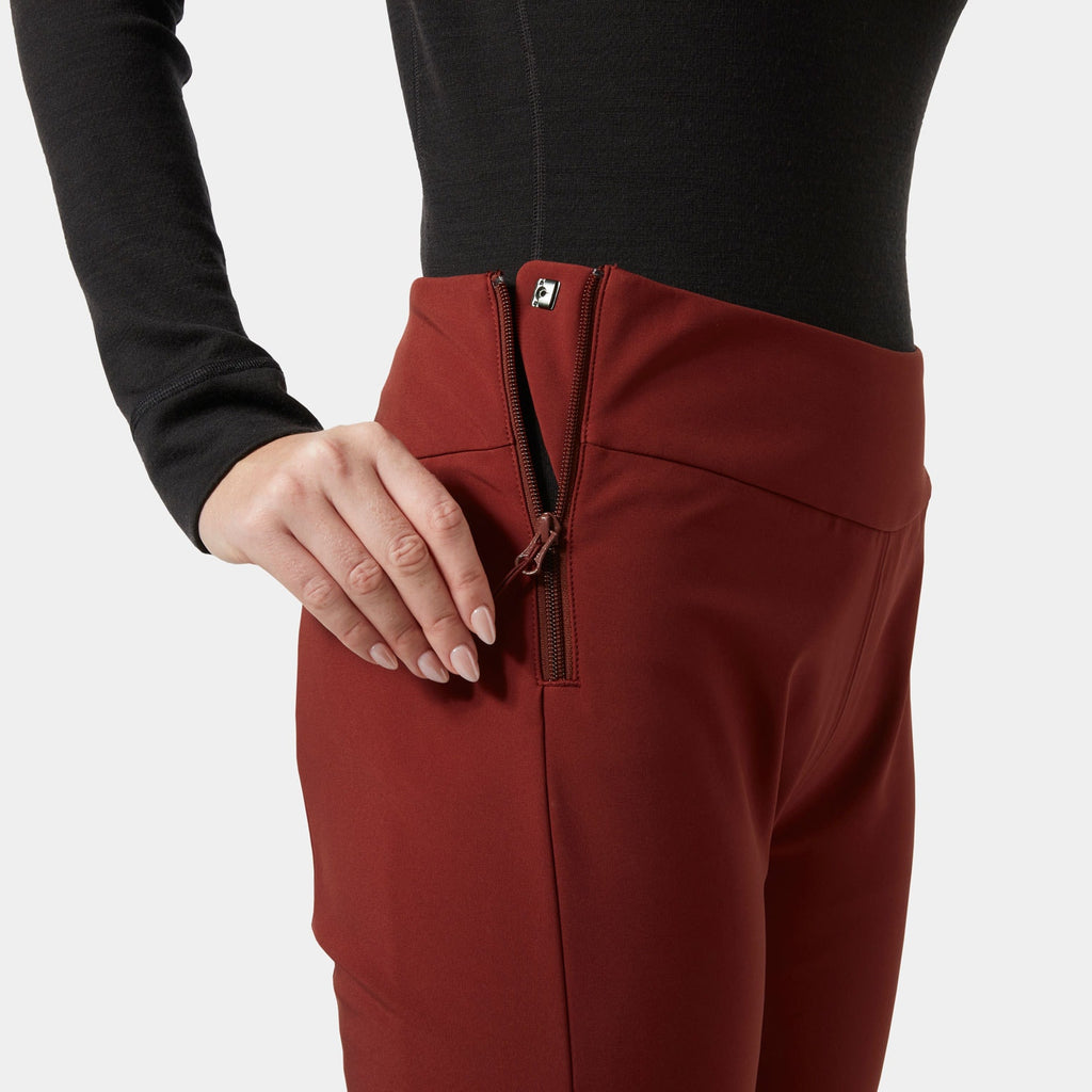 W NORA SOFTSHELL PANT, MARS RED, L
