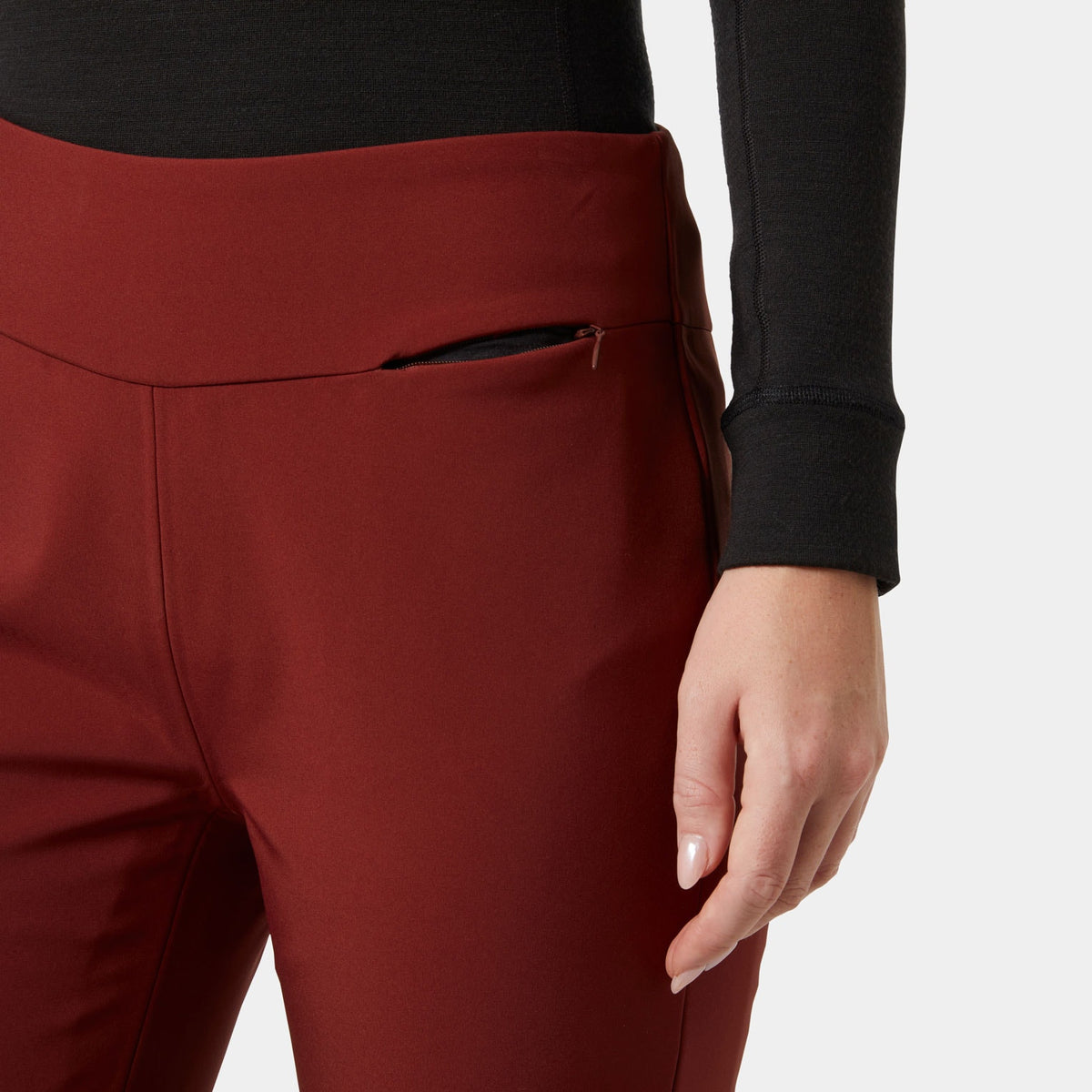 W NORA SOFTSHELL PANT, MARS RED, L