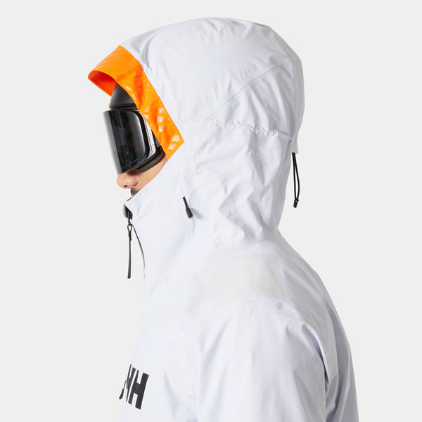 RIDGE INFINITY SHELL JACKET, WHITE, XXL