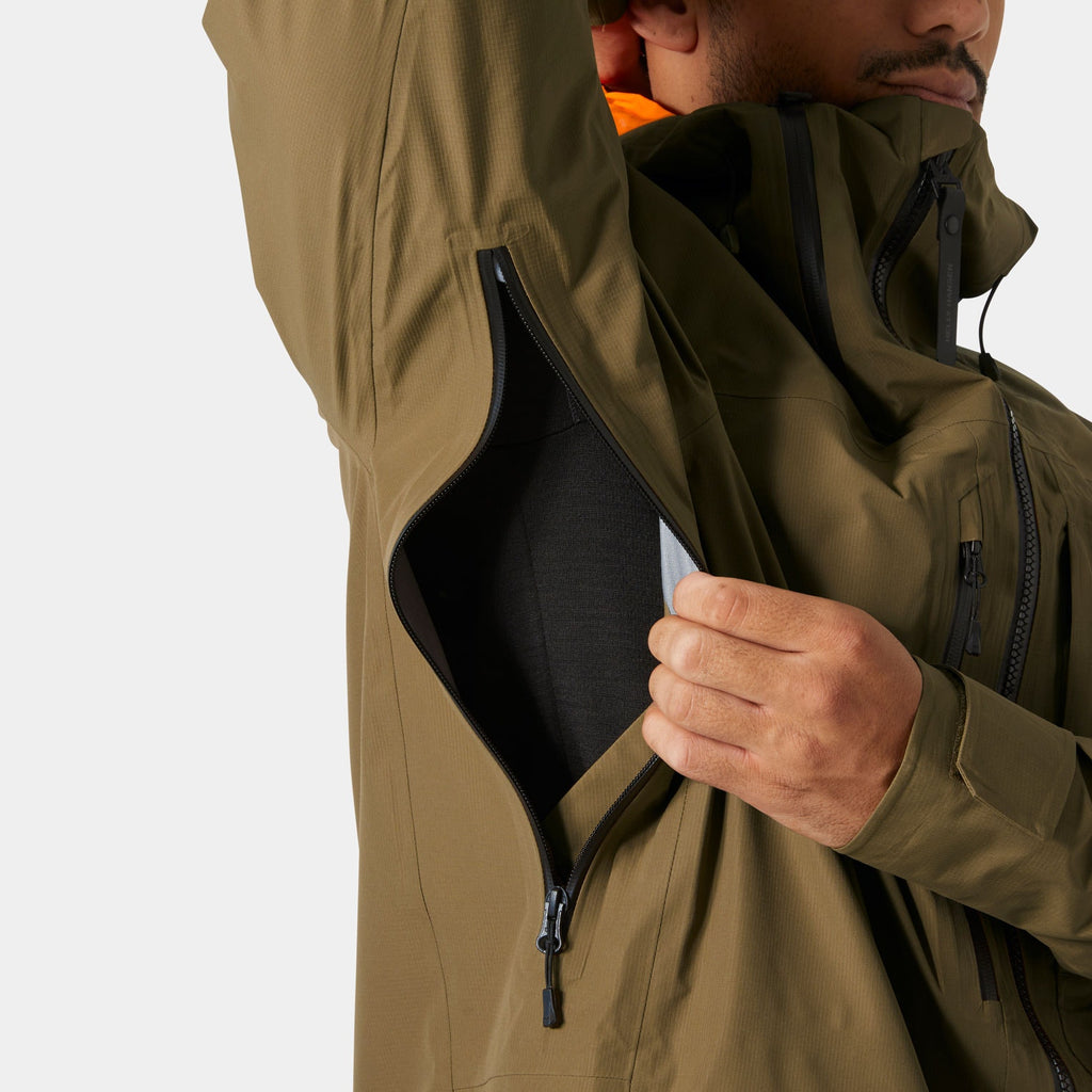 RIDGE INFINITY SHELL JACKET, SEPIA, XXL