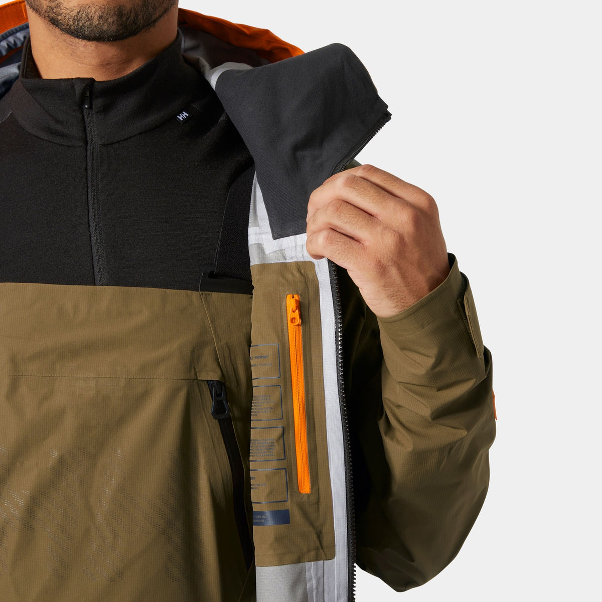 RIDGE INFINITY SHELL JACKET, SEPIA, XXL