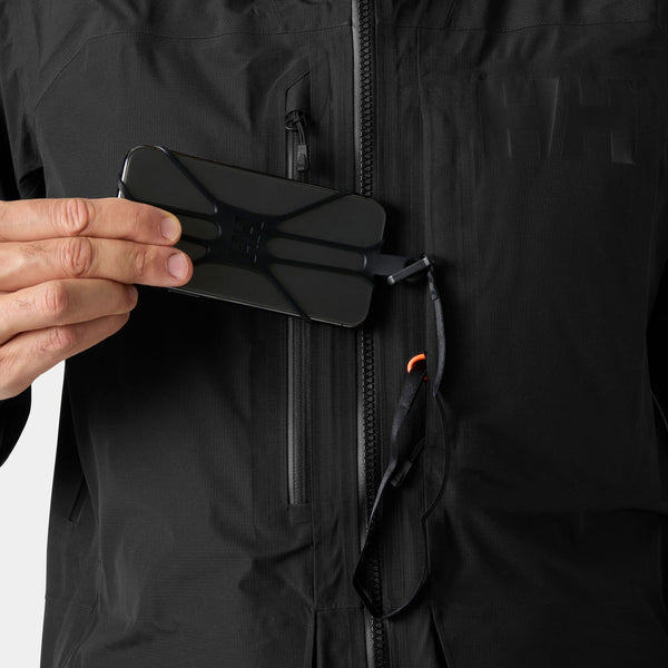 RIDGE INFINITY SHELL JACKET, BLACK, XXL