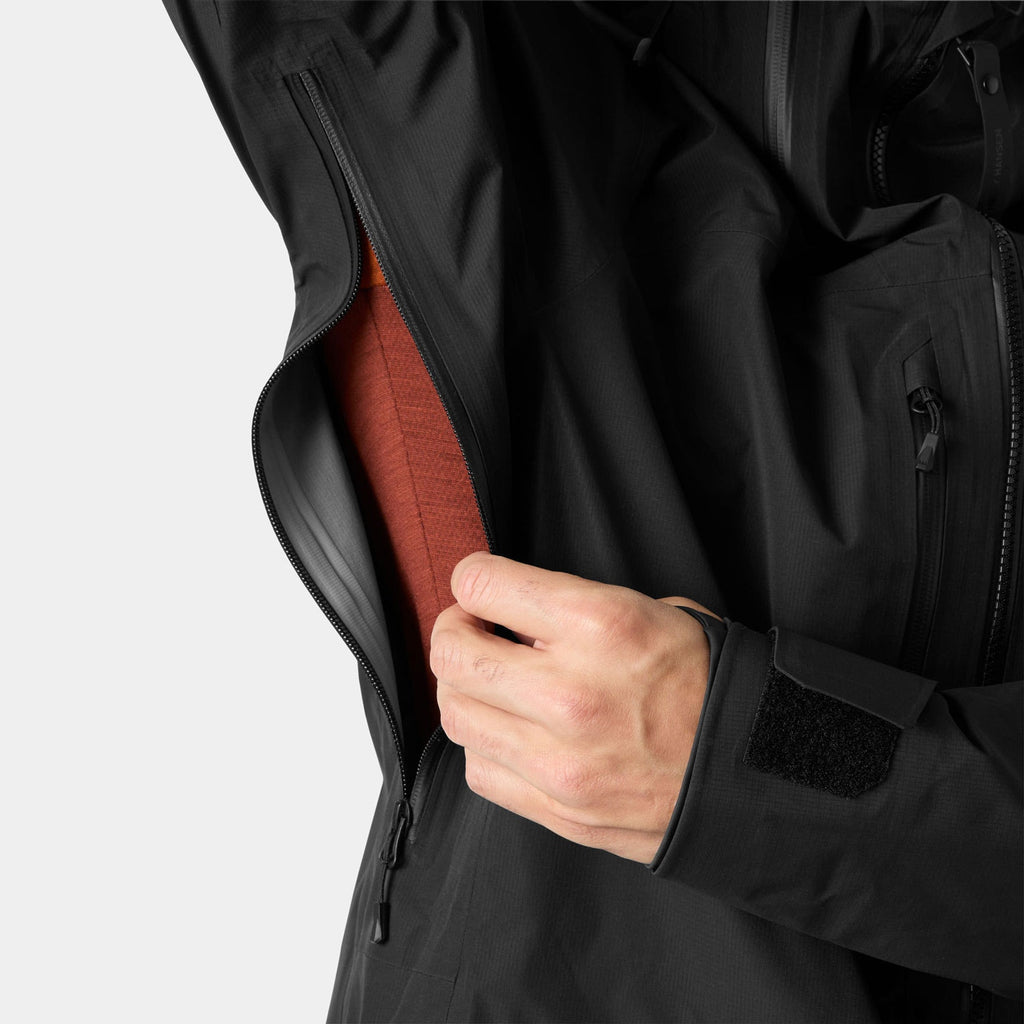RIDGE INFINITY SHELL JACKET, BLACK, XXL