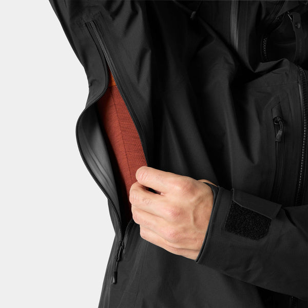 RIDGE INFINITY SHELL JACKET, BLACK, XXL