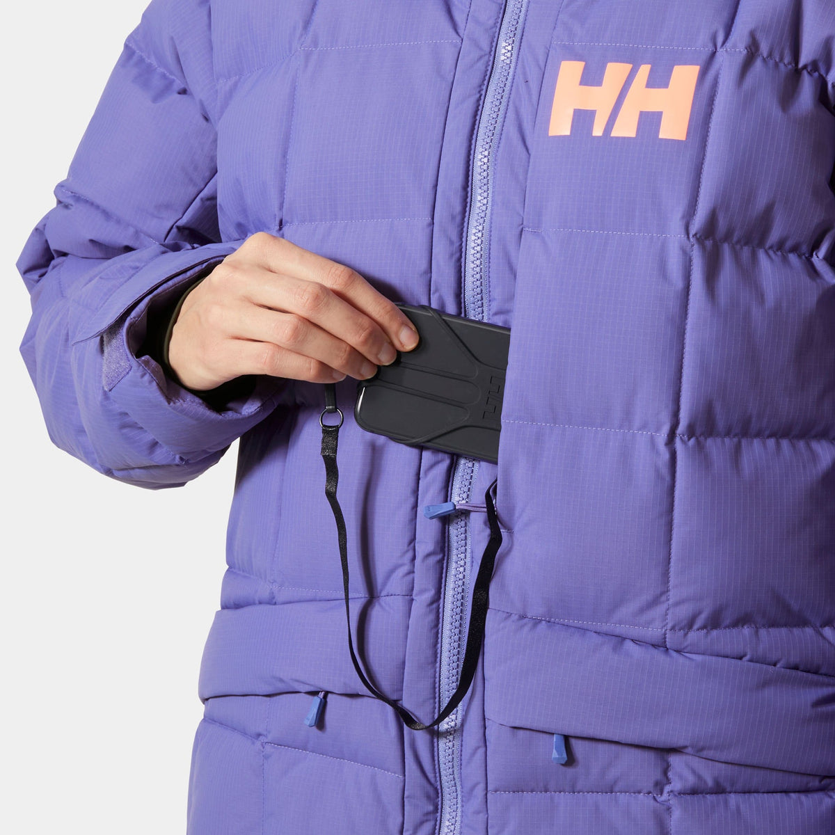 W EMIKO RIDABLE PUFFY JACKET, ULTRA VIOLE, L
