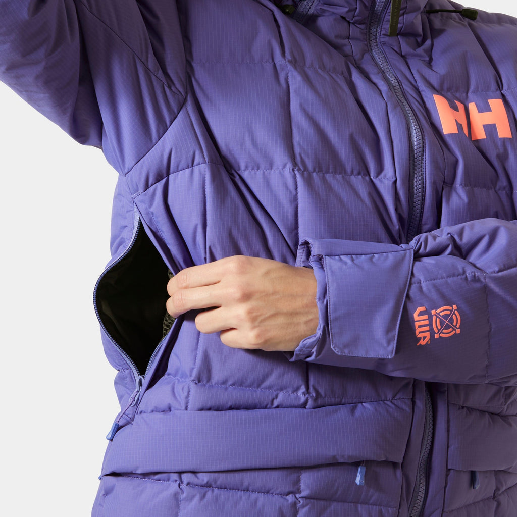 W EMIKO RIDABLE PUFFY JACKET, ULTRA VIOLE, L