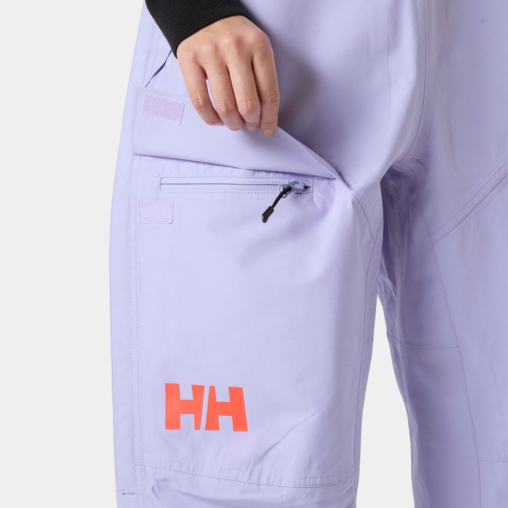 W EMIKO SHELL BIB PANT, BRIGHT LAVE, XL