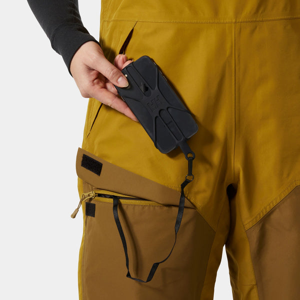 W EMIKO SHELL BIB PANT, LYNX, S